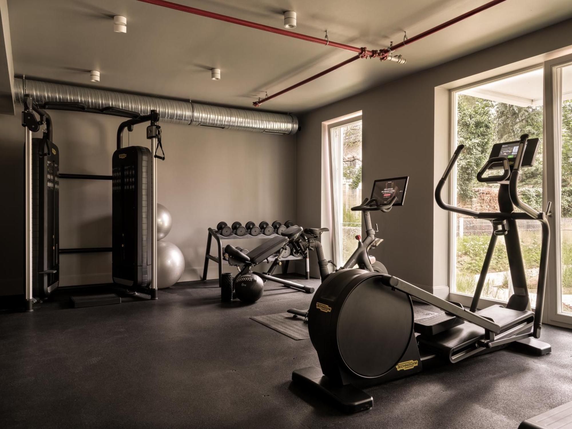 The Breeze Aparthotel Heringsdorf  Bagian luar foto The gym at the hotel